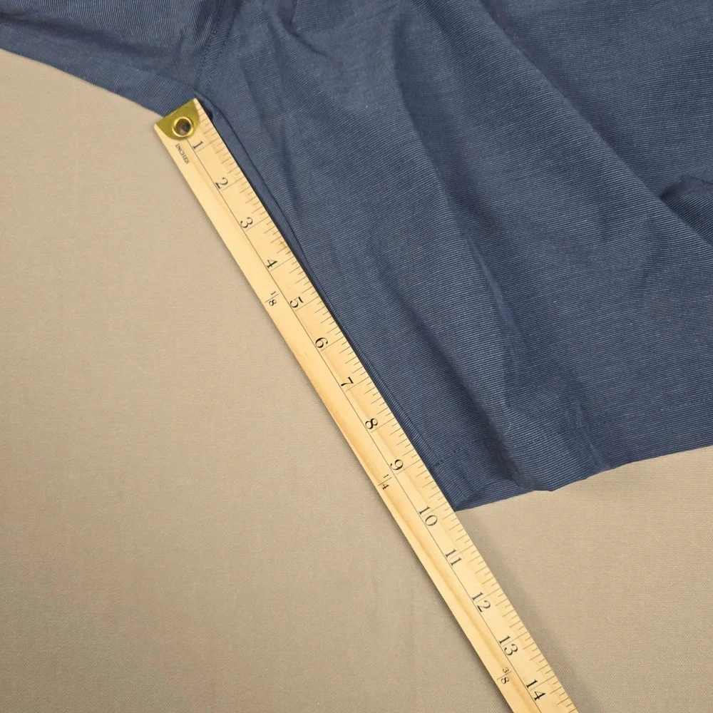 Travis Mathew Beck Chino Golf Shorts Mens 36 Blue Flat Performance Tech Blend